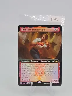 Jaxis, the Troublemaker 461 Extended Art FOIL Promo Magic the Gathering Mint - Image 2