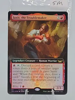 Jaxis, the Troublemaker 461 Extended Art FOIL Promo Magic the Gathering Mint - Image 4