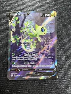 Pokemon TCG Celebi v Fusion Strike Alternate Art Card 245/264 NM Condition - Image 1
