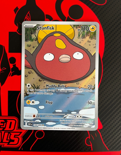 Stunfisk 118/086 Illustration Rare Pokemon TCG English White Flare Full Art 10.5 - Image 2