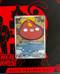 Stunfisk 118/086 Illustration Rare Pokemon TCG English White Flare Full Art 10.5 - Image 4