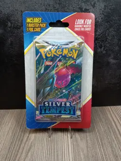💥Pokemon Sword and Shield Silver Tempest Booster Pack With Random Foil Card💥 - Image 1