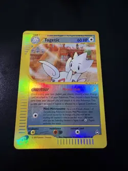 Togetic 39/147 Reverse Holo Aquapolis Pokemon Card 2003 eReader - Image 1