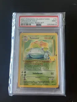 Venus At 2021 Celebrations PSA 9 Pokemon Card 25th Anniversary - Image 1