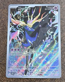 Xerneas 091/086 Chaos Rising Illustration Rare Holo Pokemon Card - Image 1