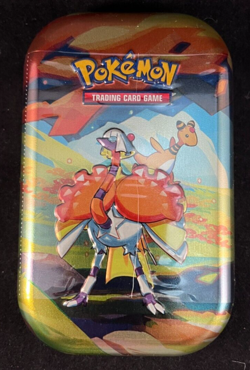 Pokemon TCG - Vibrant Paldea Mini Tin - 2 Booster Packs/Sticker Sheet/Art Card - Image 1