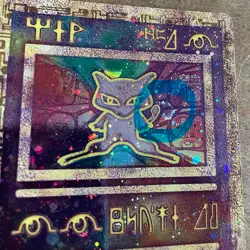 Ancient Mew 2000 Movie Promo Pokemon Card – Double Swirl / Swirl near Mew - Image 4