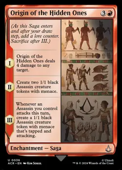 1x - Origin of the Hidden Ones - #36 Saga - Assassin's Creed - CUC NM MTG - Image 1