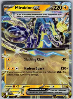 Pokemon TCG Miraidon ex Ascended Heroes 073/217 Holo Near Mint - Image 1