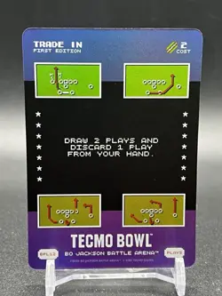 2026 Bo Jackson Battle Arena Tecmo Bowl Trade In Battlefoil Play BPL 12 - Image 1