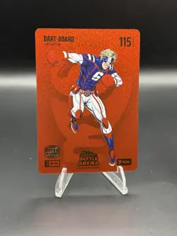 BO JACKSON BATTLE ARENA Jaxson Dart “DART BOARD” RC Brawl Logo Red Foil IBF-340 - Image 1