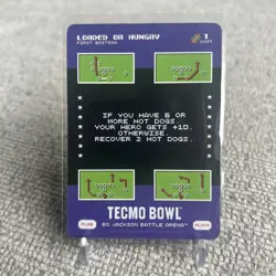 2026 Bo Jackson Battle Arena Tecmo Bowl Loaded Or Hungry Play 29 #PL29 SP Plays - Image 1