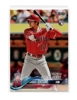 2018 Topps Update #US285 Shohei Ohtani Rookie Debut - Image 1