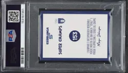 2021 Esselunga Super Champs Jannik Sinner ROOKIE #153 PSA 8 - Image 2