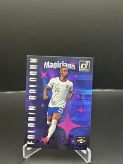2025-26 Donruss Road to FIFA World Cup #9 Folarin Balogun Magicians Purple #/99 - Image 1