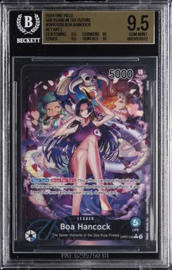 2024 ONE PIECE 500 YEARS IN THE FUTURE ALT ART L #OP07038 BOA HANCOCK BGS 9.5 - Image 1