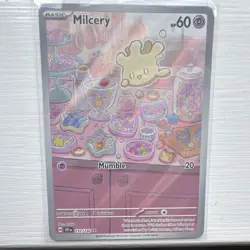 Pokemon TCG Milcery 152/142 Sv07 Stellar Crown Illustration Rare Holo - Image 1