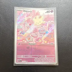 Pokemon TCG Milcery 152/142 Illustration Rare Holo Sv07 Stellar Crown EN - Image 1