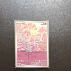 Pokemon TCG Milcery 152/142 Illustration Rare Holo Sv07 Stellar Crown EN - Image 3