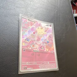 Pokemon TCG Milcery 152/142 Illustration Rare Holo Sv07 Stellar Crown EN - Image 4