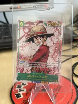 2025 One Piece TCG Carrying On His Will Monkey.D.Luffy Alt Art OP13-118 SEC MINT - Image 1