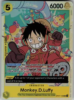 Monkey.D.Luffy (109) OP07-109 SR 500 Years in the Future One Piece TCG - Image 1