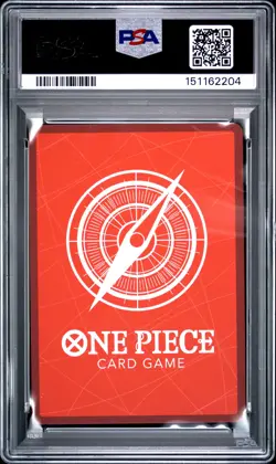 2025 ONE PIECE OP13-CARRYING ON HIS WILL ALTERNATE ART MONKEY D. LUFFY PSA 10 - Image 2