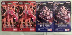 4 Sleeved Booster Packs One Piece - Heroines Edition and The Azure Sea’s Seven - Image 4