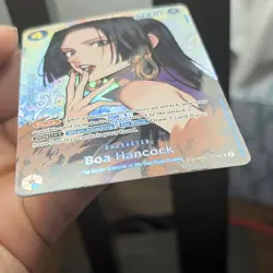 One Piece CCG Boa Hancock OP01-078 SR Foil Alt Art - Image 4