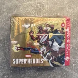 MAGIC THE GATHERING MARVEL SUPER HEROES COLLECTOR BOOSTER BOX (SEALED, ENGLISH) - Image 1