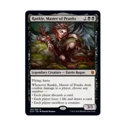 WOTC MtG Throne of Eldraine Rankle, Master of Pranks (MR) NM - Image 1