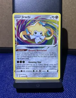 The Pokemon Company Jirachi 119/185 SWSH04 Vivid Voltage EN 70 HP Holo 2020 - Image 1
