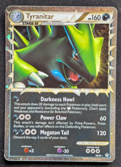Pokemon TCG Tyranitar Prime Unleashed Holo Card 88/95 Moderately Played MP - Image 1