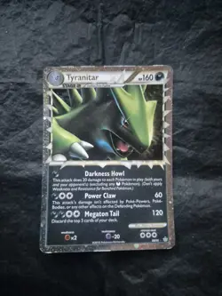 Pokemon TCG Tyranitar Prime Unleashed Holo Card 88/95 Heavily Played HP - Image 1