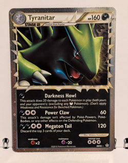 Pokemon TCG Tyranitar Prime Unleashed Holo Card 88/95 NM+ - Image 1