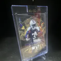 Wild Card Card Draw Stacked Deck Black Tie George Pickens NCAA #A Hologram - Image 3