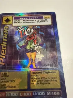Piedmon Bo-42 - Holo Foil Digi-Battle - 1999 Digimon TCG Bandai - Image 3