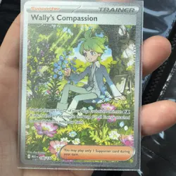 Wally's Compassion 186/132 Me01: Mega Evolution Holo Trainer Card SIR - Image 1