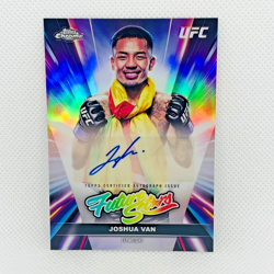2026 Topps Chrome UFC Joshua Van Future Stars Autograph Card FSA-JV - Image 1