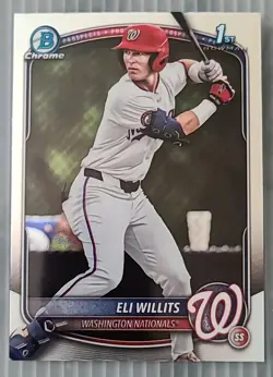 2025 Bowman Draft - Chrome Eli Willits #BDC-1 1st Bowman Card - Image 1