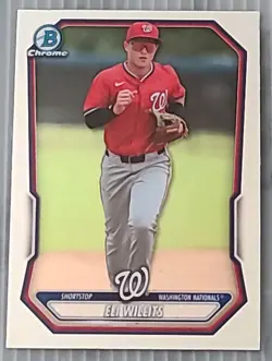 2025 Bowman Draft - Chrome Eli Willits #BDC-1 1st Bowman Card - Image 3