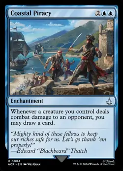 1x - Coastal Piracy - #84 - Assassin's Creed - CUC NM MTG - Image 1