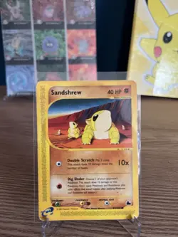 Pokemon Sandshrew Card Skyridge 92/144 Non-Holo Common - Image 1