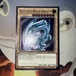 YuGiOh! Blue-Eyes White DRagon OP28-EN001 Ultimate Rare - Image 1