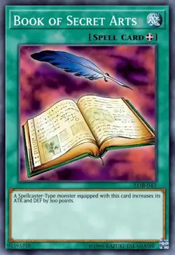 Book of Secret Arts - LOB-043 - Common - Unlimited Edition (Spell Card) - Near M - Image 1