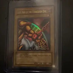 Konami Yu-Gi-Oh! Left Arm of the Forbidden One LOB-123 Holo 1996 - Image 1