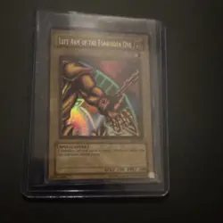 Konami Yu-Gi-Oh! Left Arm of the Forbidden One LOB-123 Holo 1996 - Image 2