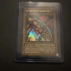 Konami Yu-Gi-Oh! Left Arm of the Forbidden One LOB-123 Holo 1996 - Image 4