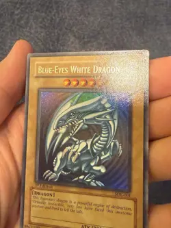 Yugioh Blue-Eyes White Dragon 1st Edition Starter Deck Kaiba Sdk-001 LP - Image 3