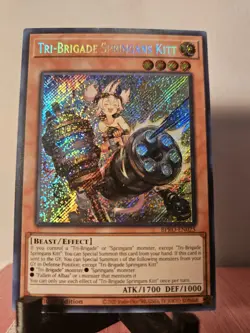 Tri-Brigade Springans Kitt - BPRO-EN025 - Secret Rare - NM 1st Ed - Yugioh - Image 1